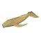 16 Inch Hand Carved Whale Wooden Sculpture Decorative Figurine Beach Home Decor